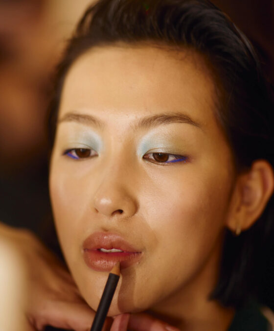 MAC Cosmetics Makeup and hair Backstage Beauty Look AW24